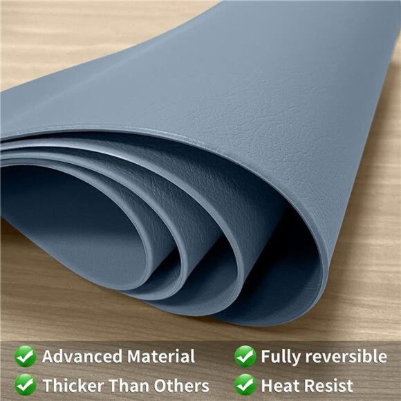 Placemats Set of 6 for Dining Table Mats FauxLeather Placemats Wipeable Washable - Picture 3 of 7